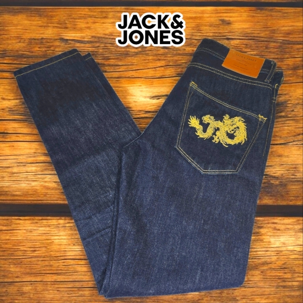 JACK & JONES Erik Relaxed Fit Jeans - 28 - Picture 2 of 11